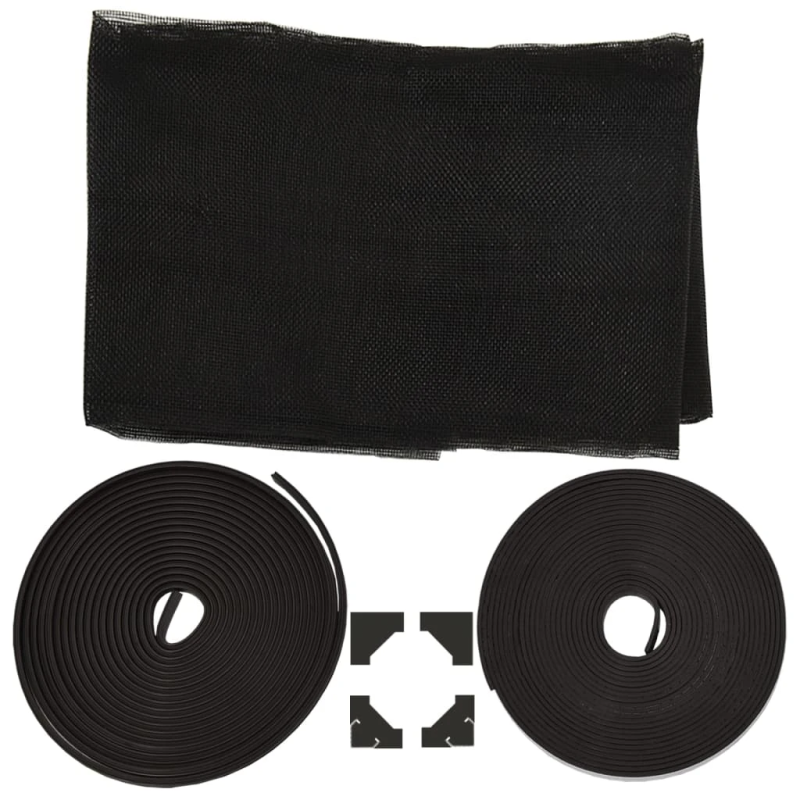 vidaXL magnētisks kukaiņu siets logam, 80x140 cm, antracītpelēks