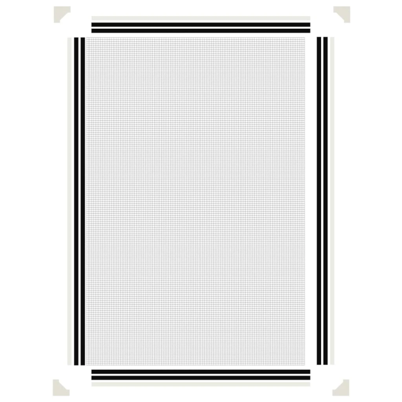 vidaXL magnētisks kukaiņu siets logam, 80x120 cm, balts