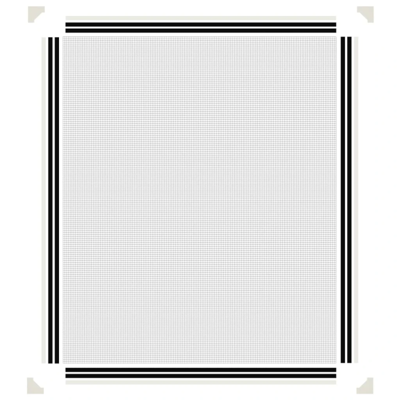 vidaXL magnētisks kukaiņu siets logam, 100x120 cm, balts