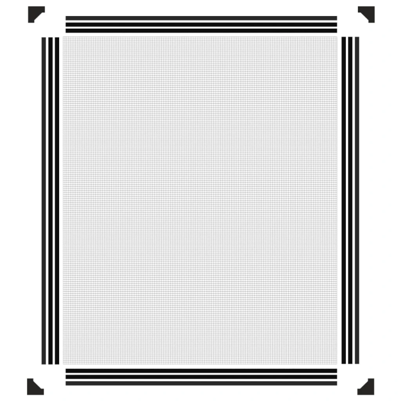 vidaXL magnētisks kukaiņu siets logam, 100x120 cm, antracītpelēks