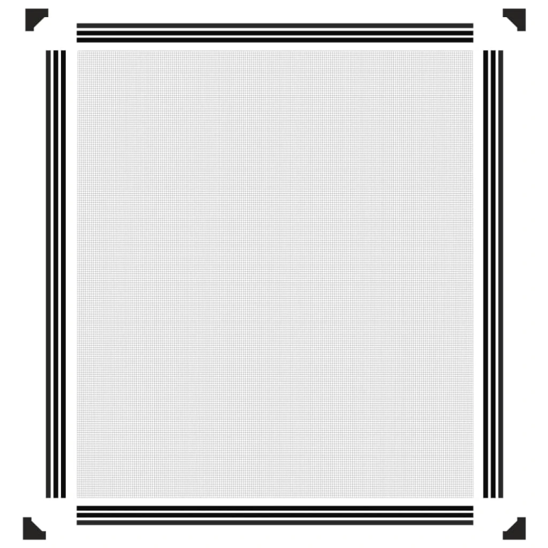 vidaXL magnētisks kukaiņu siets logam, 120x140 cm, antracītpelēks