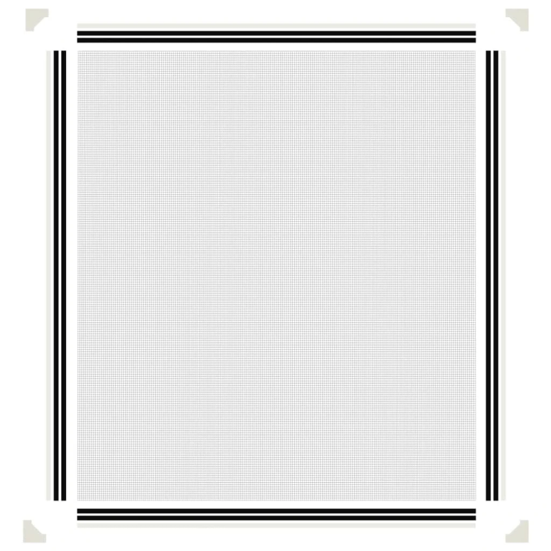 vidaXL magnētisks kukaiņu siets logam, 130x150 cm, balts