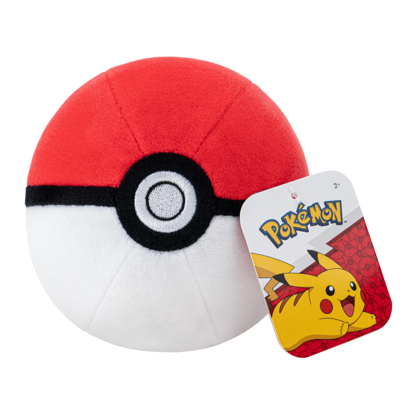 POKEMON plīša rotaļlieta Poké Ball, 12 cm