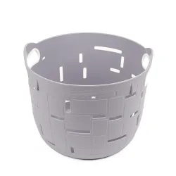 Groziņš plastmasas City 25x25x21cm, pelēks