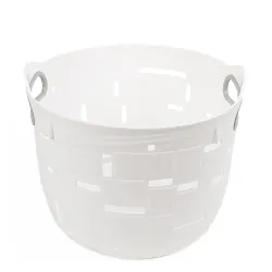 Groziņš plastmasas City 29x29x24cm, balts