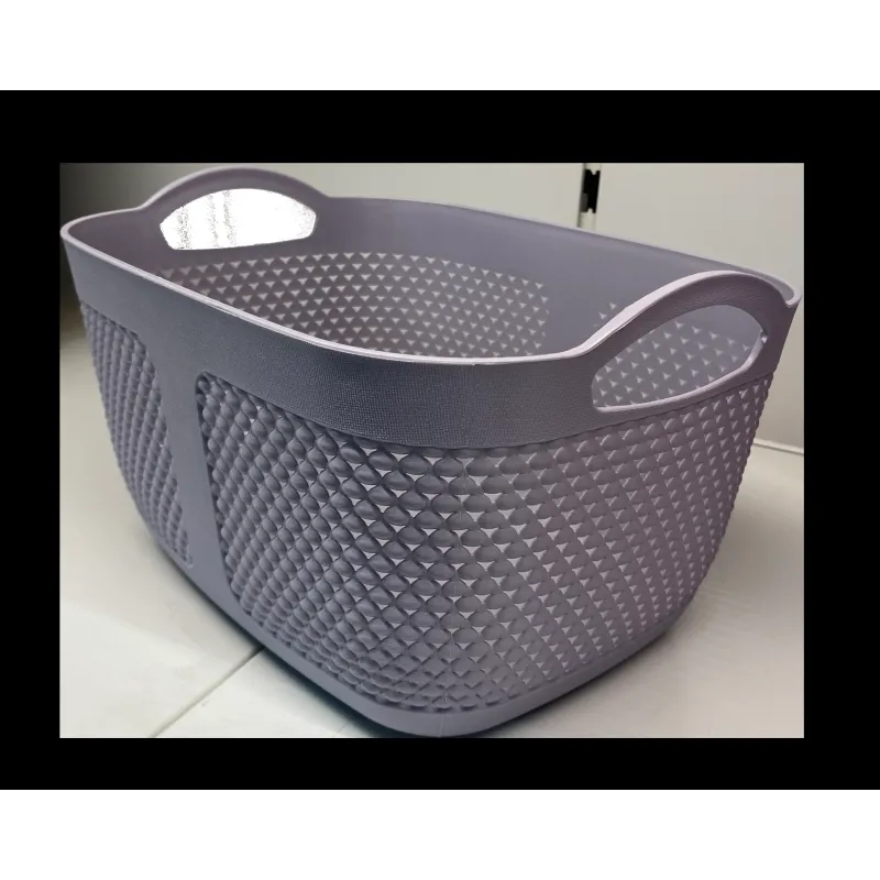 Groziņš plastmasas Olivia 35x25x21cm, pelēks