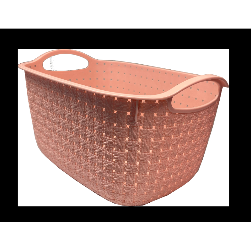 Groziņš plastmasas Village 31x23x18cm, rozā