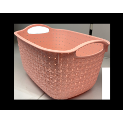 Groziņš plastmasas Village 37x27x22cm, rozā