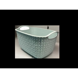 Groziņš plastmasas Village 37x27x22cm, zils