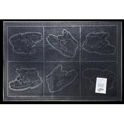 Kājslauķis 40x60cm Apavi gumijas