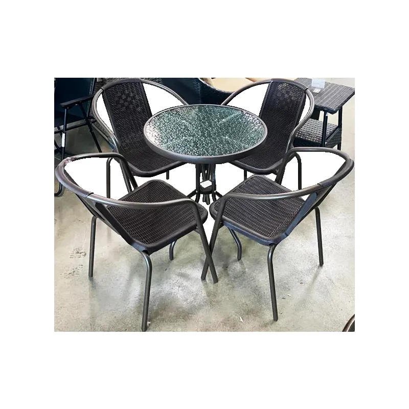 Dārza komplekts, galds un 4 krēsli