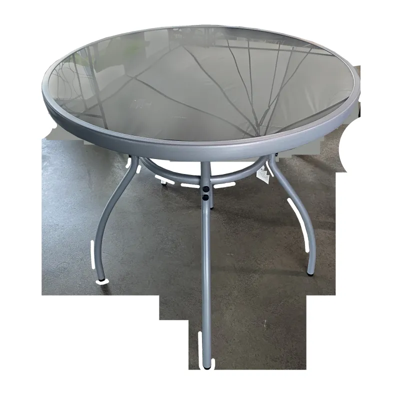 Stiklinis stalas 75x75x70cm