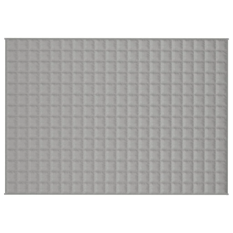 vidaXL smaguma sega, pelēka, 135x200 cm, 6 kg, audums