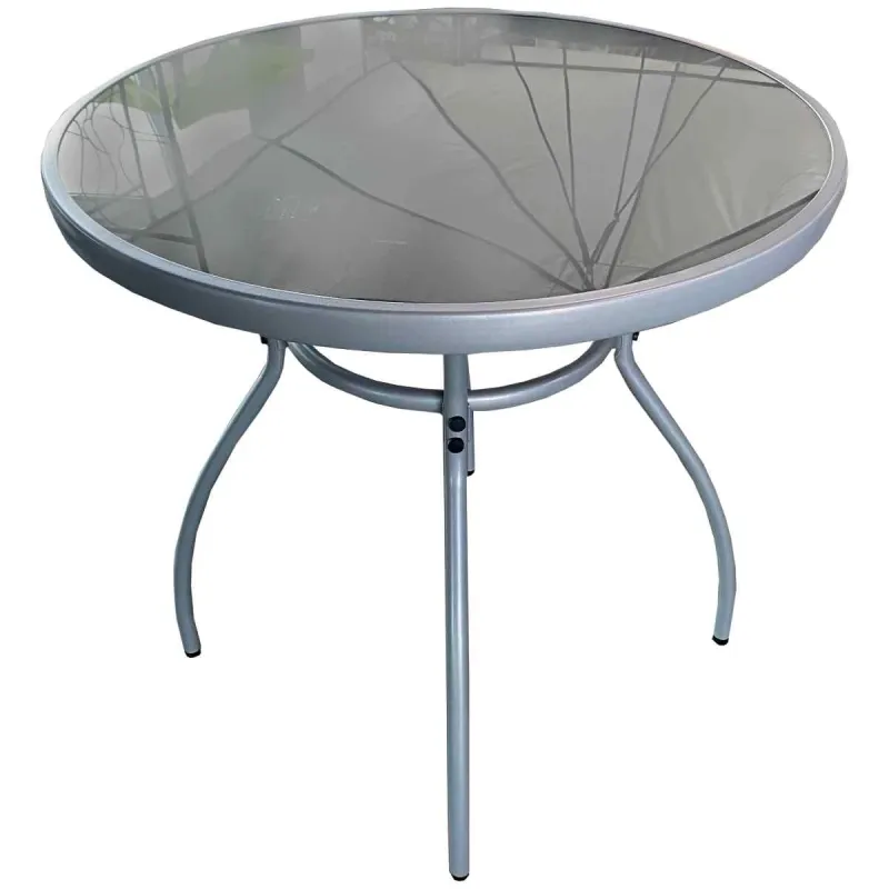 Stiklinis stalas 75x75x70cm