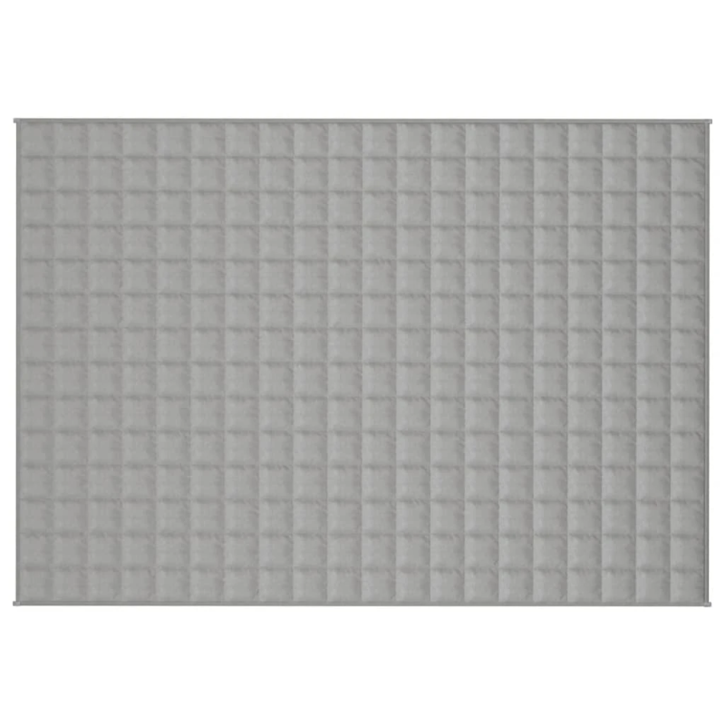 vidaXL smaguma sega, pelēka, 137x200 cm, 6 kg, audums