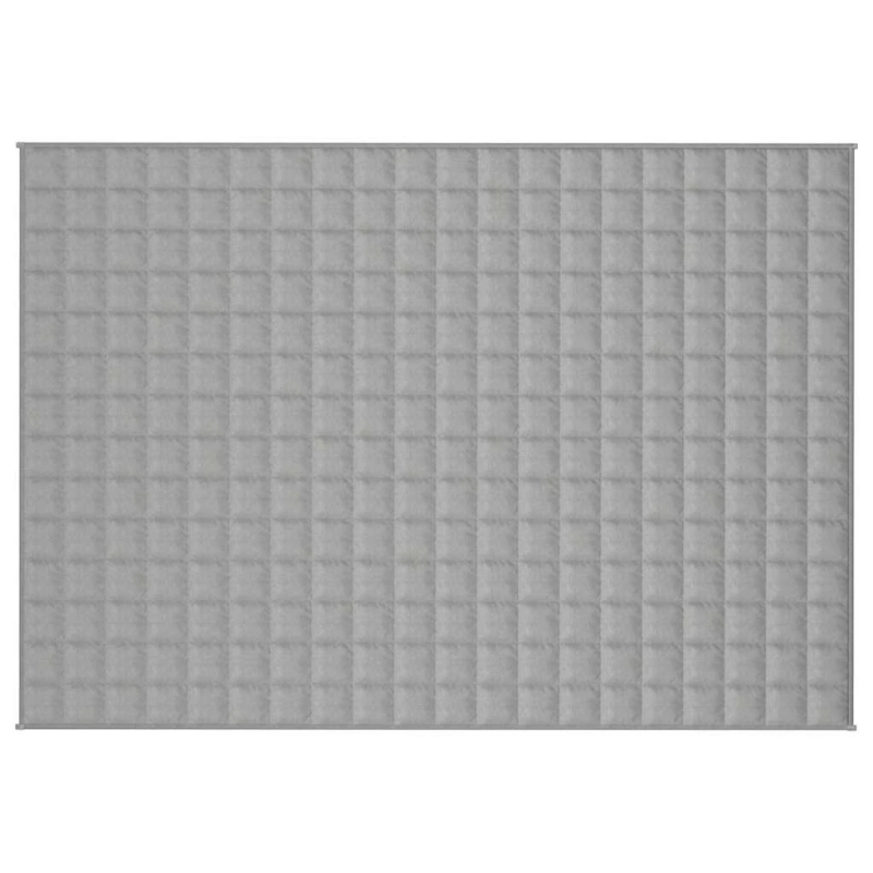 vidaXL smaguma sega, pelēka, 140x200 cm, 6 kg, audums