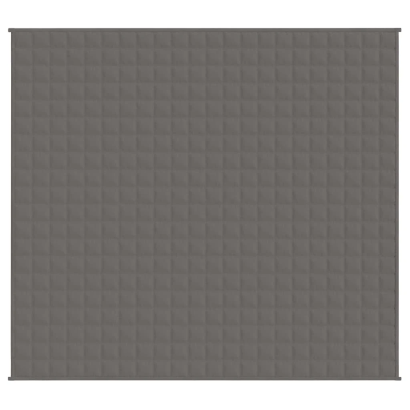 vidaXL smaguma sega, pelēka, 200x220 cm, 9 kg, audums