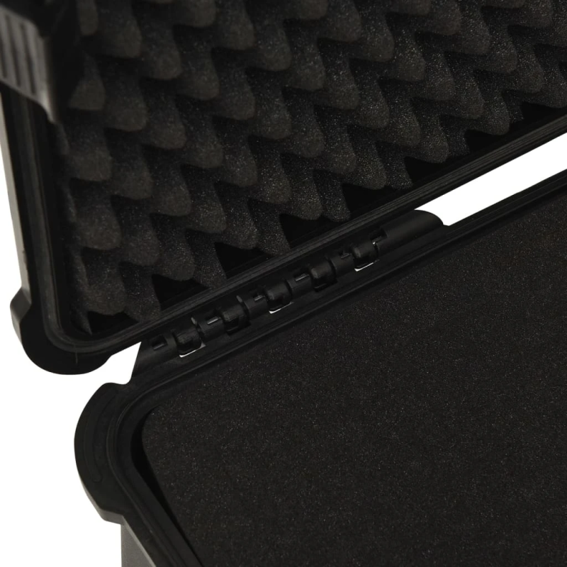 vidaXL pārnēsājams lidojumu koferis, melns, 55x43x21 cm, PP