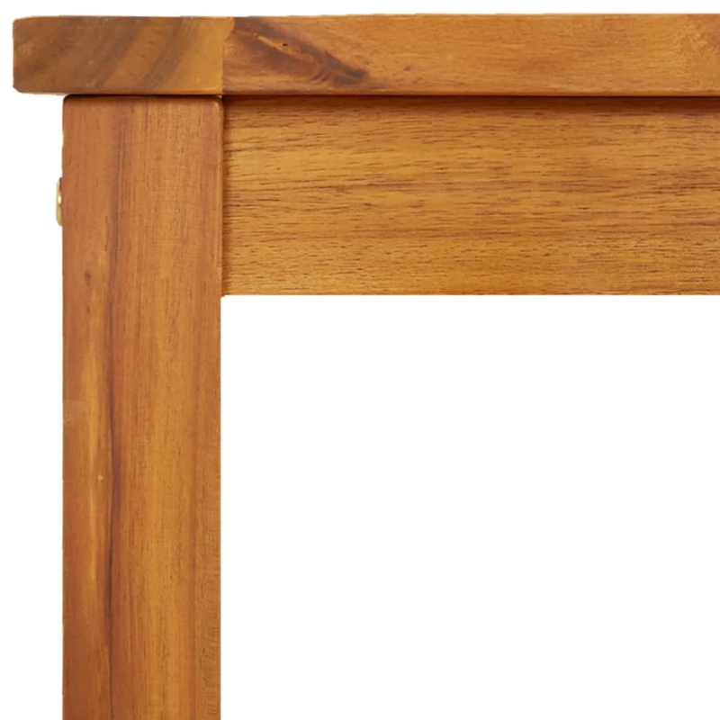 vidaXL dārza sols, 80x35x45 cm, akācijas masīvkoks