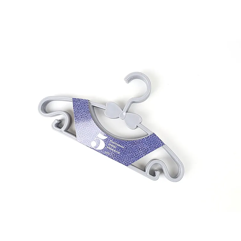 Drēbju pakaramais plastmasas 30x17cm, 5gb pelēks