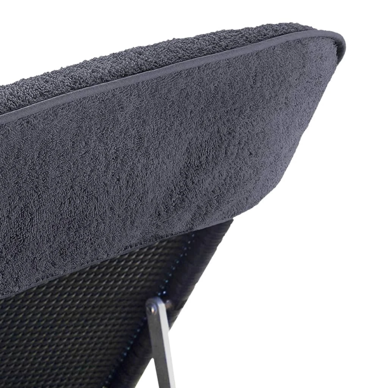 vidaXL pludmales dvieļi, 2 gab., 75x200 cm, audums, 400 g-m2, pelēki