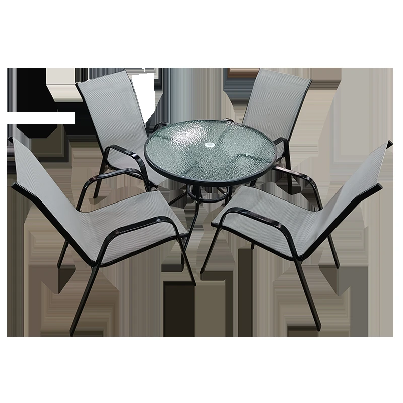 Dārza komplekts, galds ar 4 krēsliem