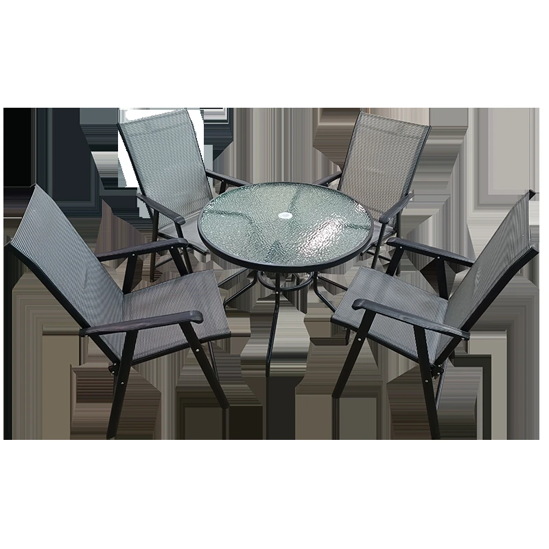 Dārza komplekts, galds ar 4 krēsliem