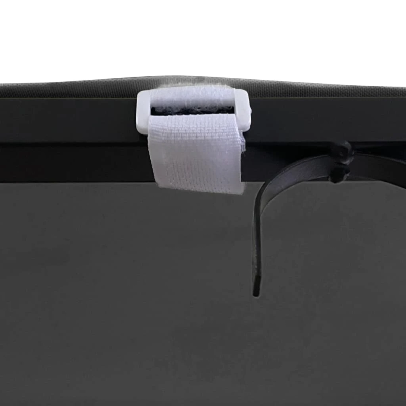 vidaXL nojume, antracītpelēka, 2x2,3 m, 180 g-m², audums un tērauds