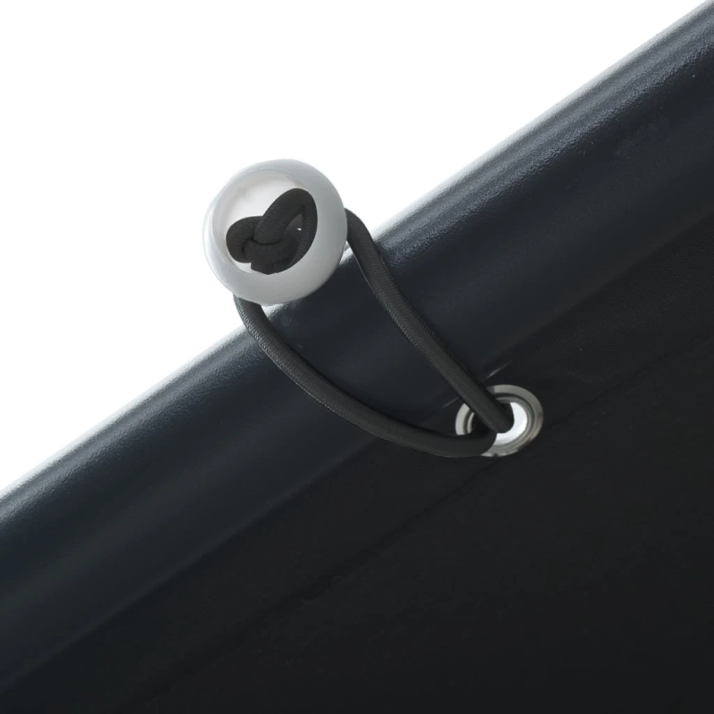 vidaXL nojume, antracītpelēka, 3x3 m, tērauds un audums