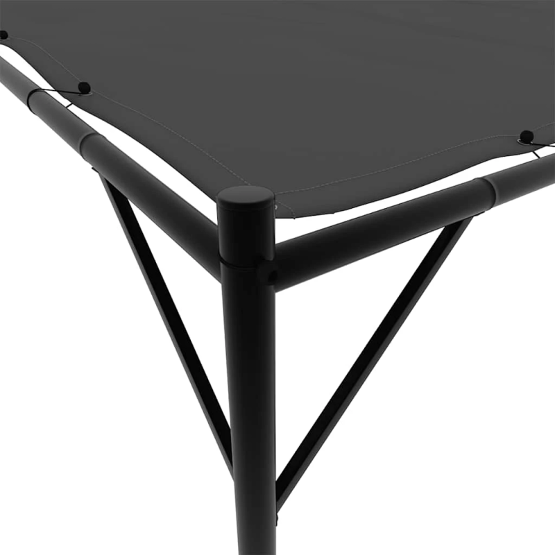 vidaXL nojume, antracītpelēka, 4x4 m, 180 g-m², audums un tērauds