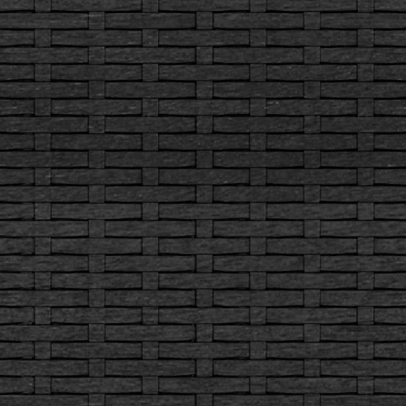 vidaXL trīsvietīgs dārza dīvāns ar matračiem, melna PE rotangpalma