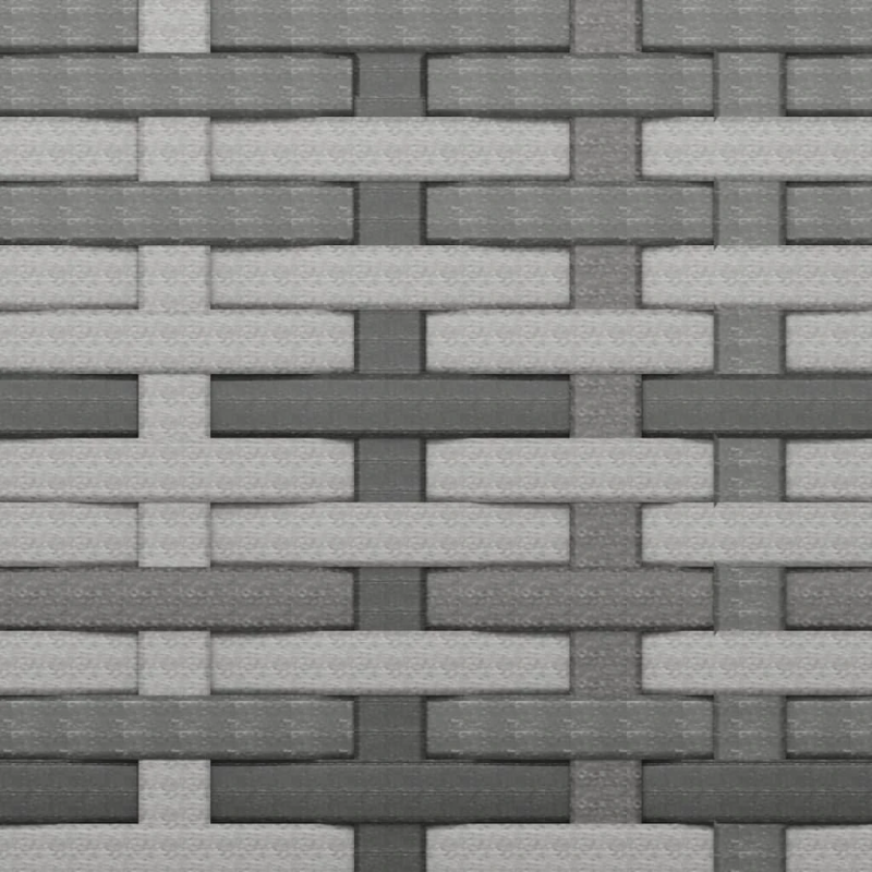 vidaXL dārza soliņi ar matračiem, 4 gab., pelēka PE rotangpalma