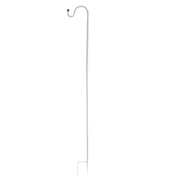 Laternas turētājs metāla 96cm, balts