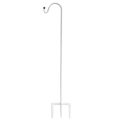 Laternas turētājs metāla 120cm, balts
