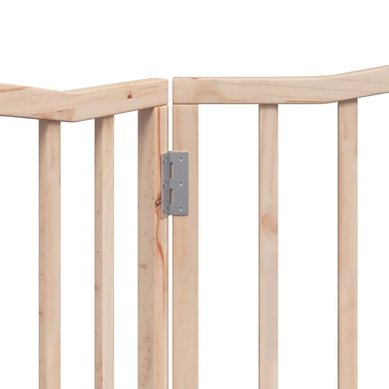 vidaXL suņu vārti, salokāmi, 2 paneļi, 160 cm, papeles koks