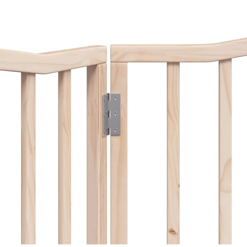 vidaXL suņu vārti, salokāmi, 2 paneļi, 160 cm, papeles koks