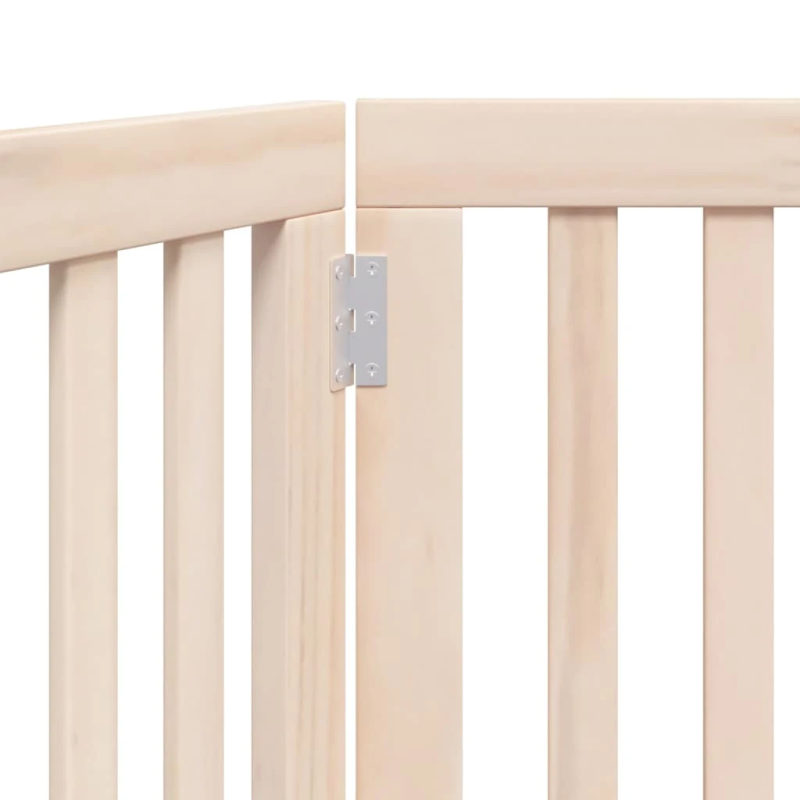 vidaXL suņu vārti, salokāmi, 2 paneļi, 160 cm, papeles koks