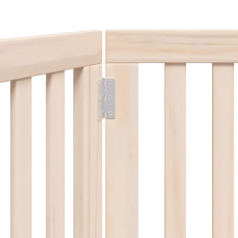 vidaXL suņu vārti, salokāmi, 2 paneļi, 160 cm, papeles koks