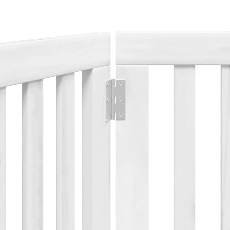 vidaXL suņu vārti, salokāmi, 3 paneļi, 150 cm, papeles koks