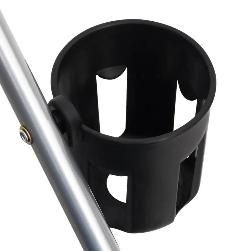 vidaXL saliekami suņu ratiņi, 76x50x100 cm, Oksfordas audums, pelēki