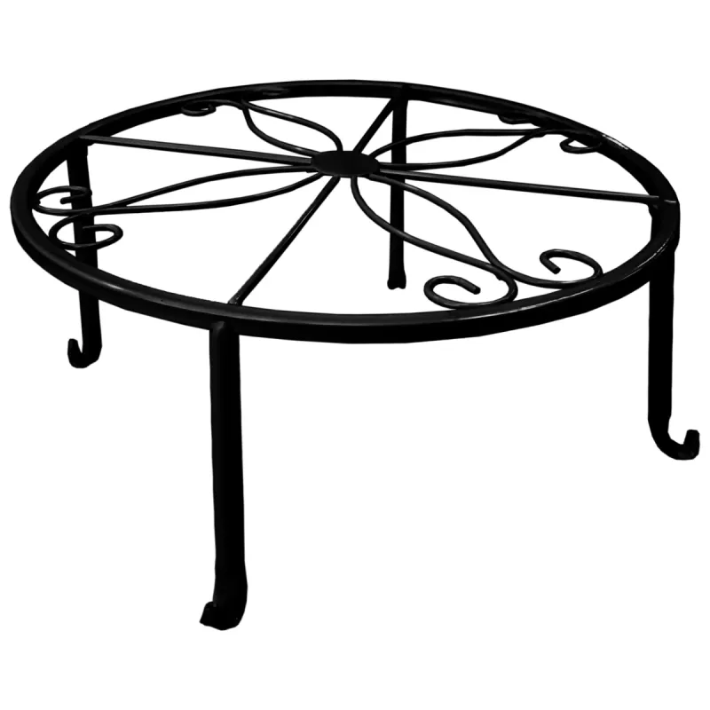 Puķu poda statīvs 1-vietīgs, 30x15cm melns