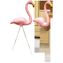 Dārza dekors Flamingo, 2gb