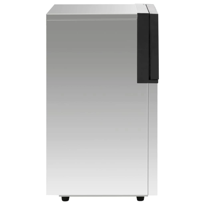 vidaXL ledus pagatavošanas ierīce, sudrabaina, 45 kg-24 h