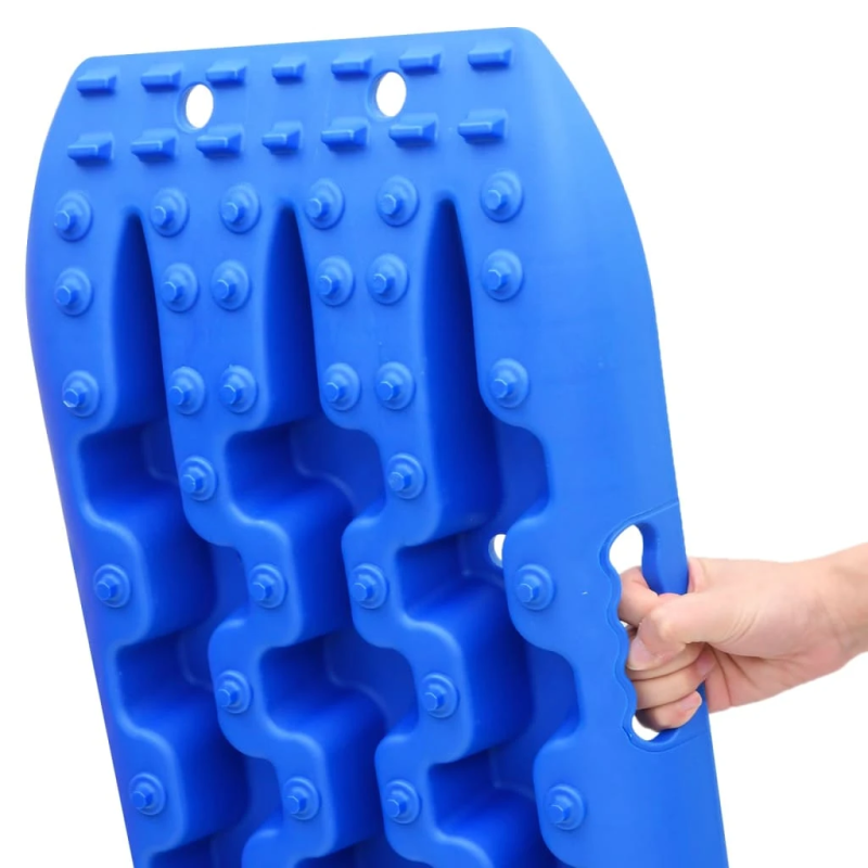 vidaXL auto izvilkšanas dēļi, 2 gab., 106x30,5x7 cm, neilons, zili