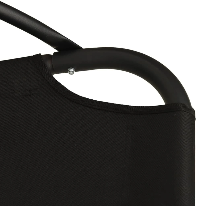 vidaXL dārza šūpuļkrēsls ar matraci, Oksfordas audums, tērauds