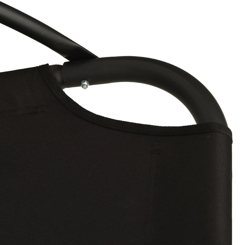 vidaXL dārza šūpuļkrēsls ar matraci, tumši pelēks, Oksfordas audums