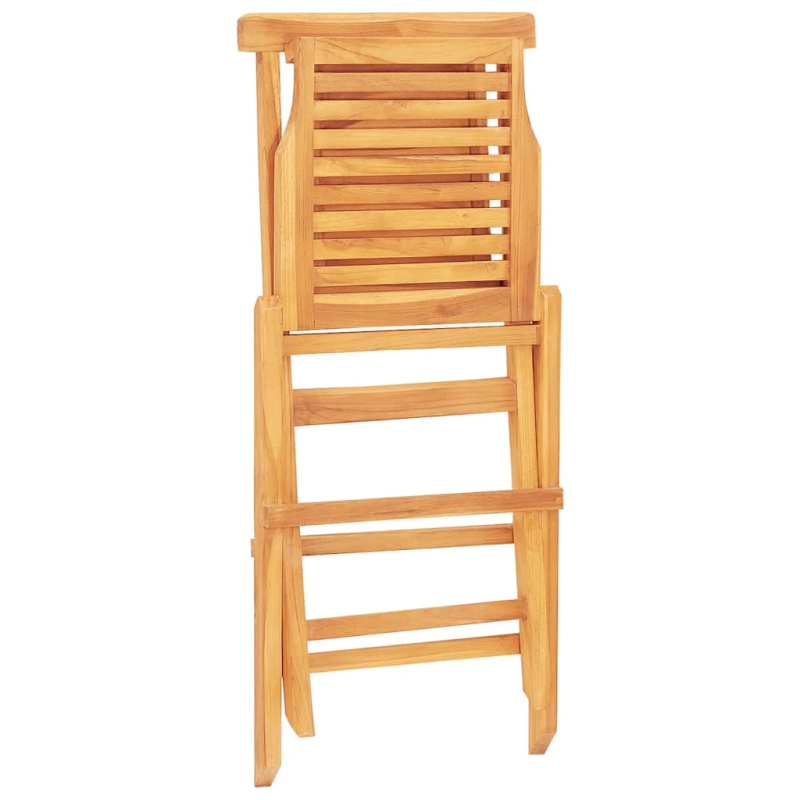 vidaXL saliekami dārza krēsli, 2 gab., 47x63x90 cm, masīvs tīkkoks