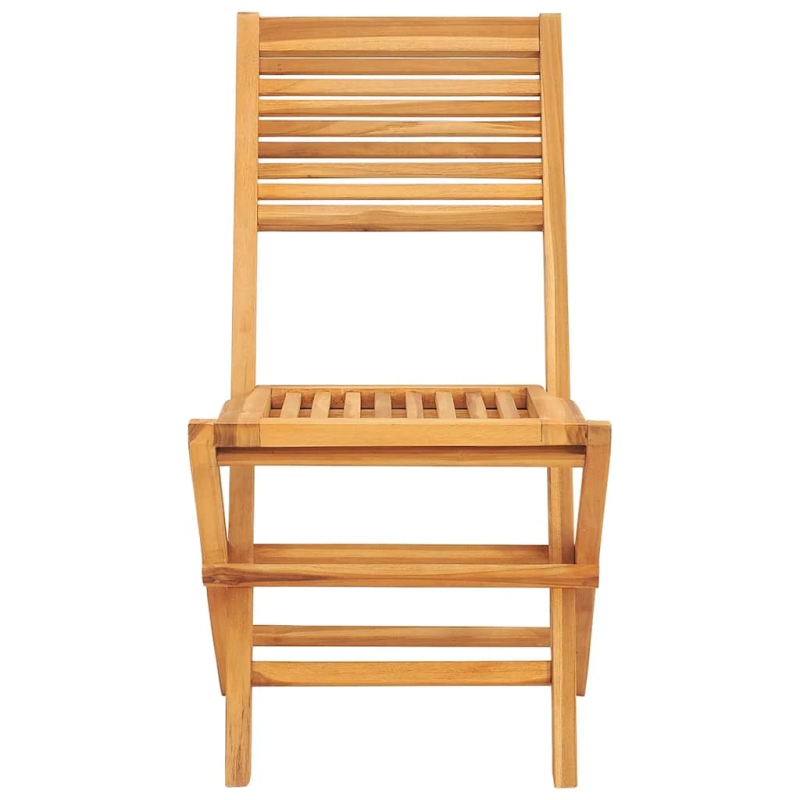 vidaXL saliekami dārza krēsli, 2 gab., 47x62x90 cm, masīvs tīkkoks