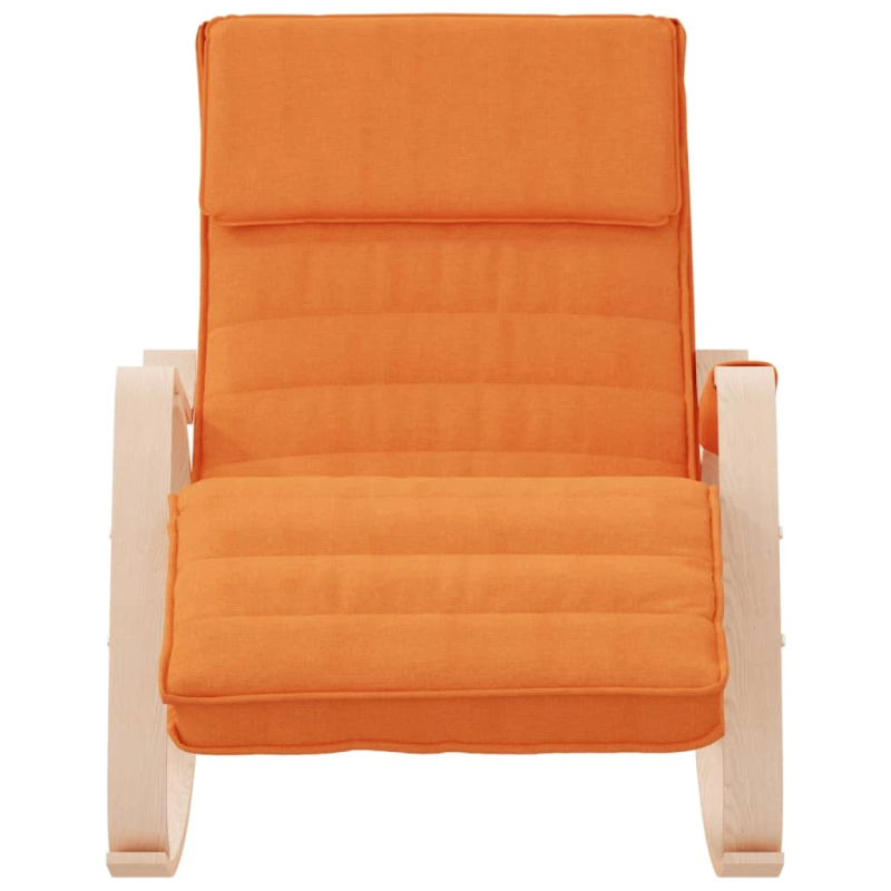 vidaXL šūpuļkrēsls, tumši dzeltens audums