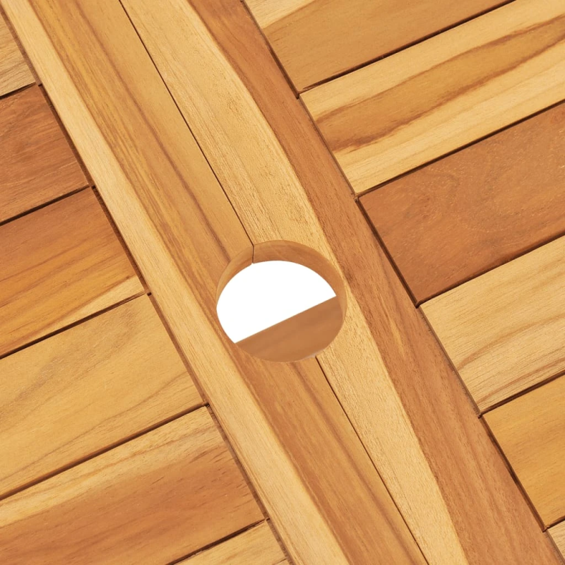 vidaXL piecdaļīgs dārza mēbeļu komplekts, masīvs tīkkoks